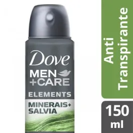 Desodorante Dove Men +Care Elements Minerais e Sálvia Aerosol Masculino 150ml