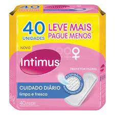 Absorvente Intimus Days Sem Perfume Sem Abas 40 Unidades