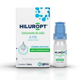 Hiluropt 1,5mg 10ml - Lubrificante Oftálmico - Geolab