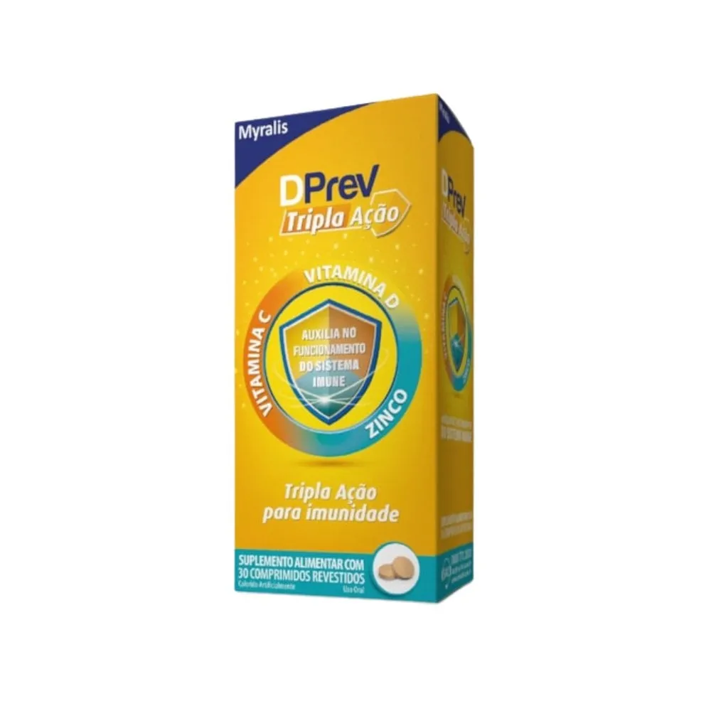DPrev Tripla Ação para Imunidade 30 Comprimidos