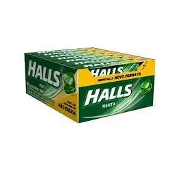 Bala Halls Sabor Menta 28g