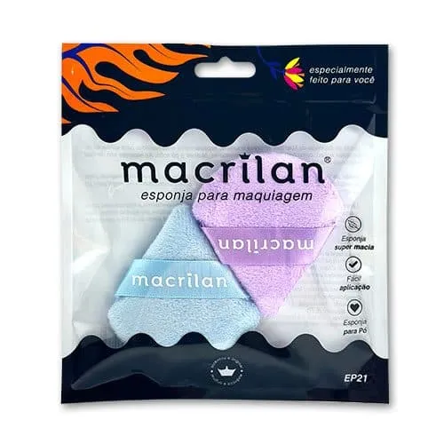 Dupla de Esponjas Puff Macrilan EP21