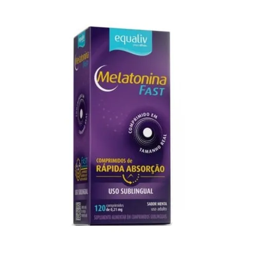 Melatonina Fast Menta 120 Comprimidos