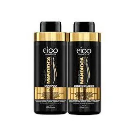 Kit Eico Tratamento Mandioca Shampoo 450ml + Condicionador 450ml