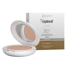 Protetor Solar Pó Compacto Episol Color Tom 2 Pele Clara FPS50 10g