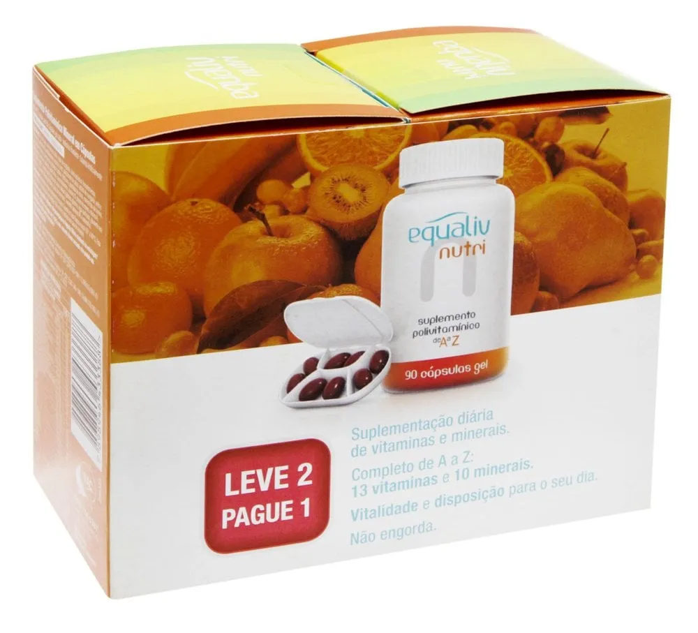 Equaliv Nutri Com 90 Cápsulas, Leve 2 e Pague 1