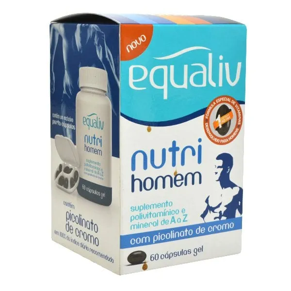 Equaliv Nutri Homem Com 60 Cápsulas
