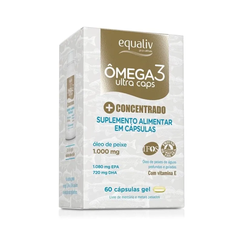 Equaliv Ômega 3 Ultra Caps 60 Cápsulas
