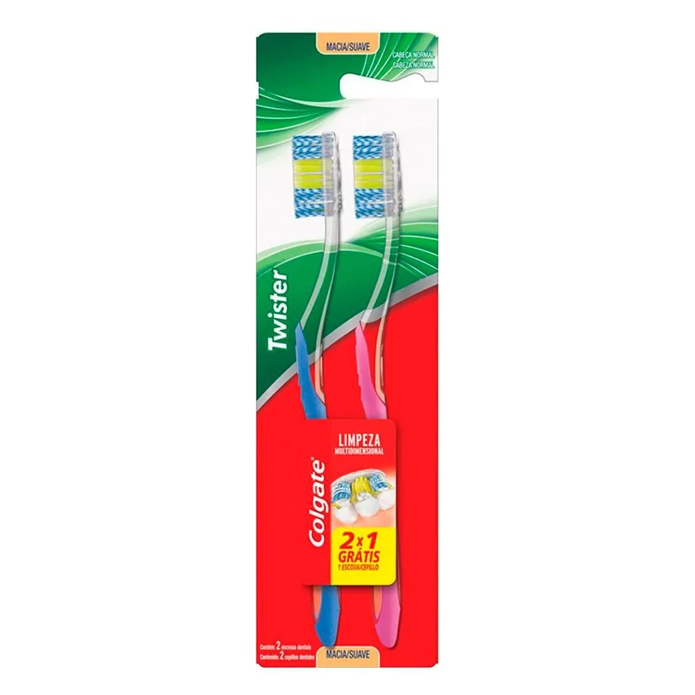 Escova Dental Colgate Twister 2Un