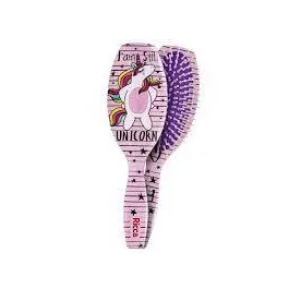 Escova de Cabelo Ricca - Unicorn Oval - 1 Unidade