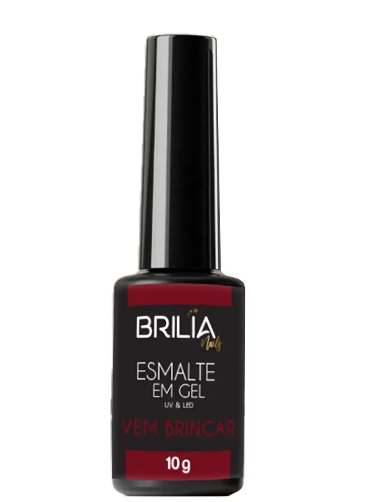 ESMALTE GEL VEM BRINCAR BRILIA NAILS