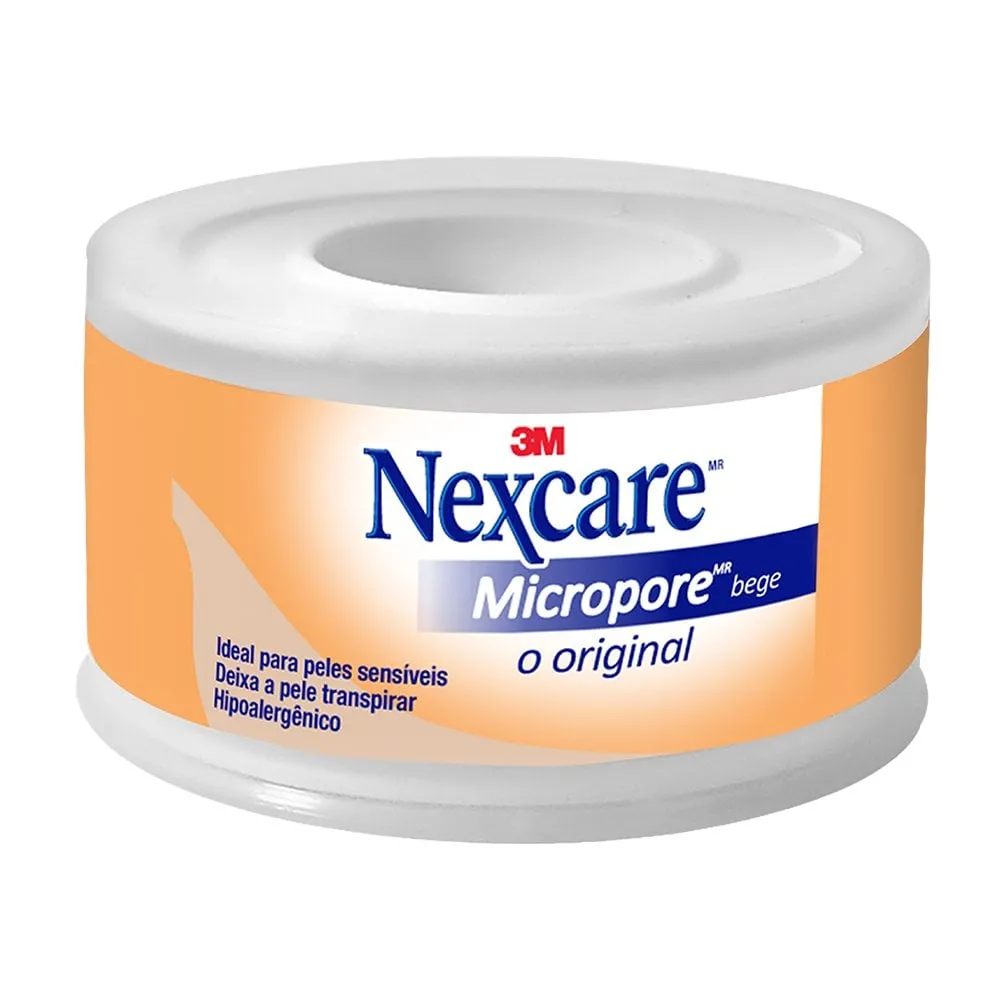 Esparadrapo Micropore Bege Nexcare 25mm x 4,5m