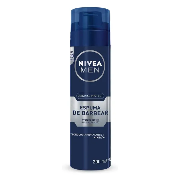Espuma Barbear Hidratante Suave Nivea 200ml