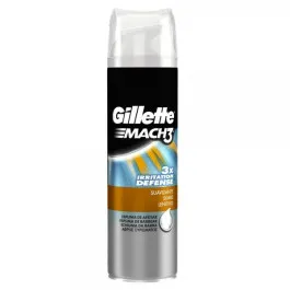 Espuma de Barbear Gillette Mach3 Irritation Defense 245g