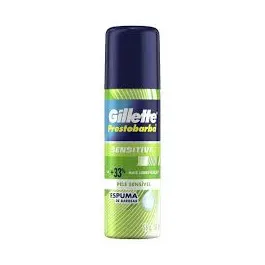 Espuma de Barbear Gillette Prestobarba Sensitive 56g