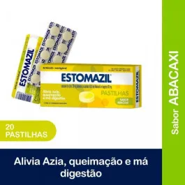 Estomazil - Sabor Abacaxi - 20 Pastilhas Masitgáveis