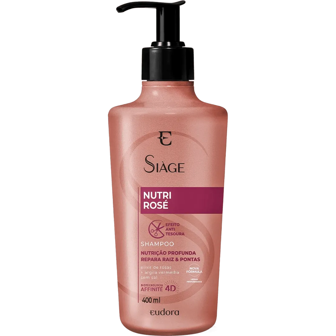EUDORA SIAGE SHAMPOO NUTRI ROSE 400ML