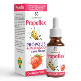 Extrato Aquoso de Própolis Apis Vida Propoflex - Gotas Sabor Morango 30ml