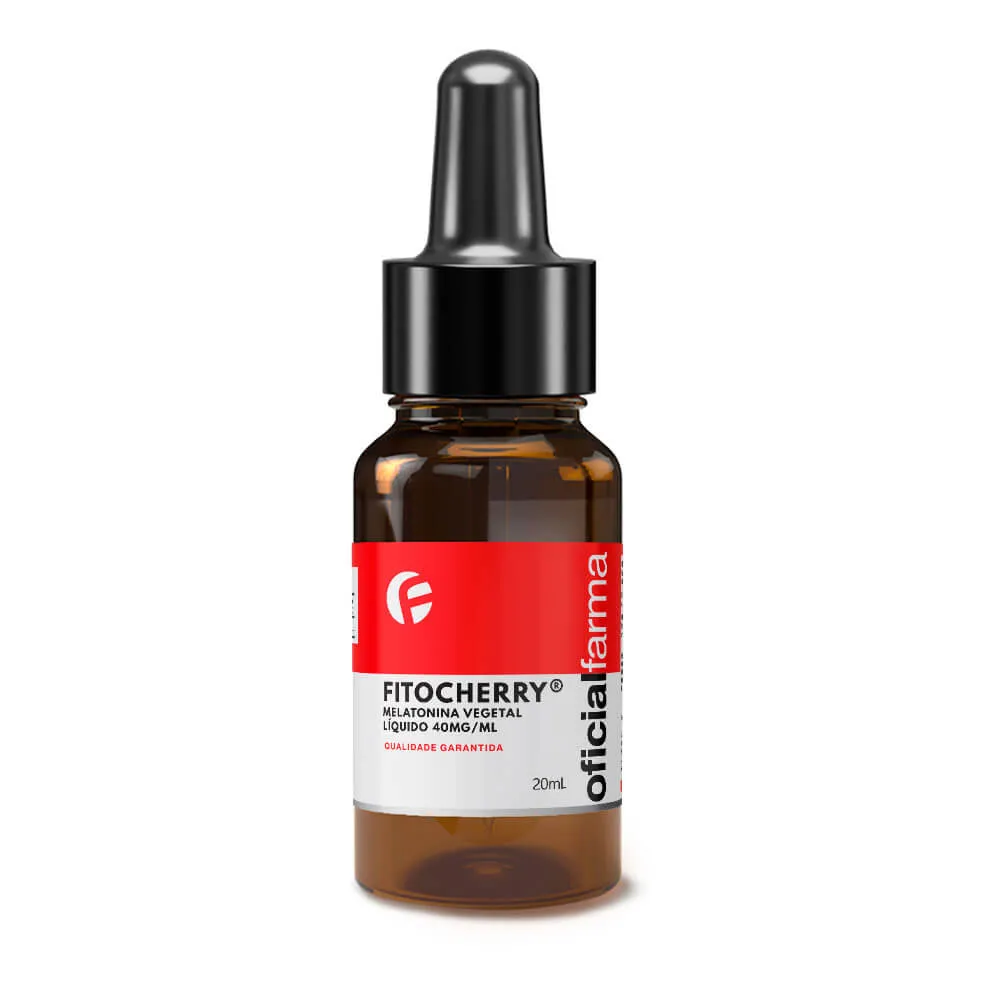 Fitocherry® (Melatonina Vegetal Líquida) 40mg/mL 20mL
