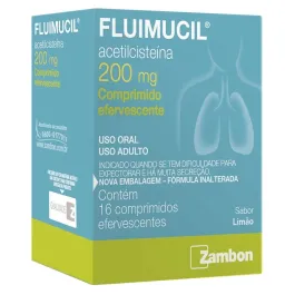 Fluimucil 200mg 16 Comprimidos Efervescentes