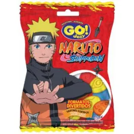 Bala de Gelatina Go! Jelly Naruto Sortido 70g