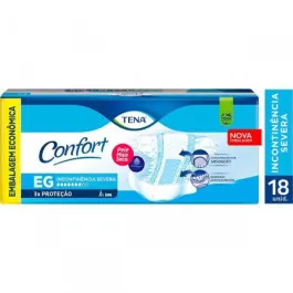 Fralda Geriatrica Tena Confort EG Unissex 18 Unidades