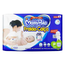 Fralda Calça MamyPoko Super Seca P 46 Unidades