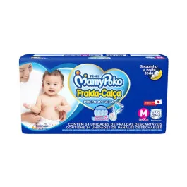Fralda Calça MamyPoko Super Seca M 34 Unidades