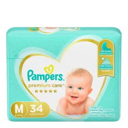 Fralda Pampers Premium Care M 34 Unidades