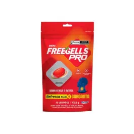 Bala Freegells Drops Pro Sabor Cereja e Mentol - 15 Pastilhas