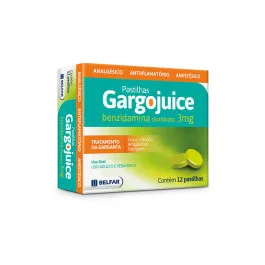 Gargojuice 3mg 12 Pastilhas - Belfar