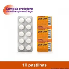 Gastrol 10 Pastilhas Masitgáveis
