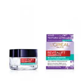 Gel Creme Hidratante Antioleosidade L'Oréal Paris Revitalif Hialurônico 49g