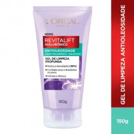 Gel de Limpeza Facial Hidratante L'Oréal Paris Revitalift Hialurônico 150g