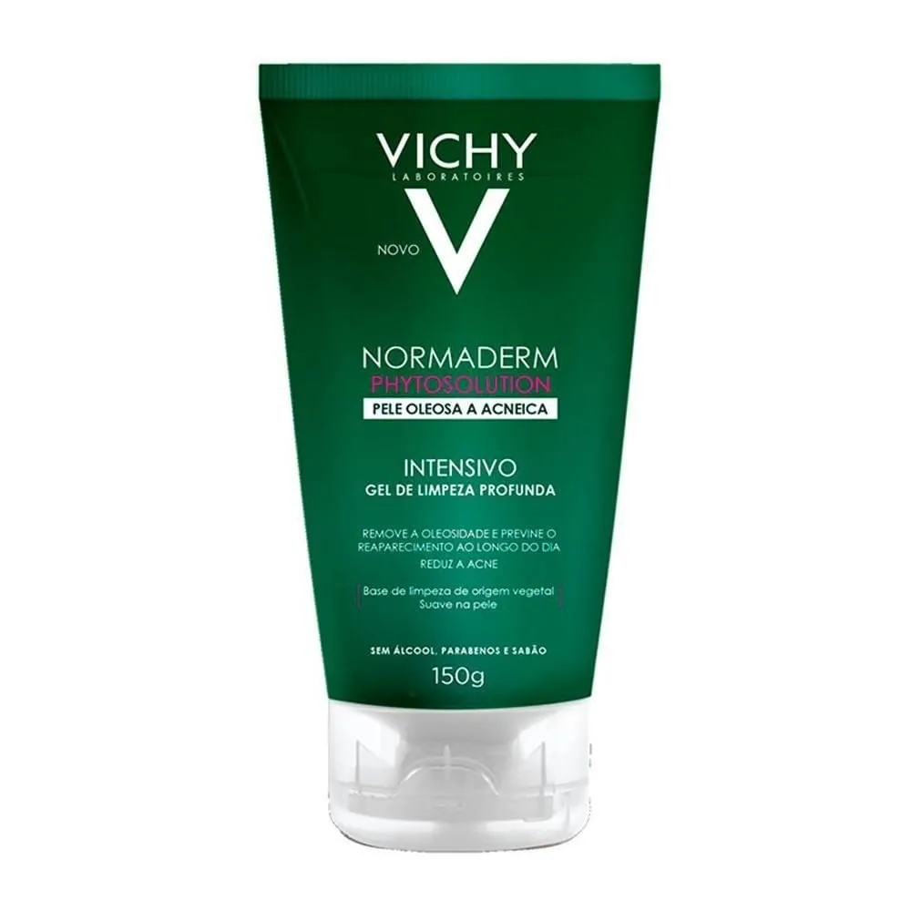 Gel de Limpeza Facial Vichy Normaderm Phytosolution Pele Oleosa a Acneica com 300g