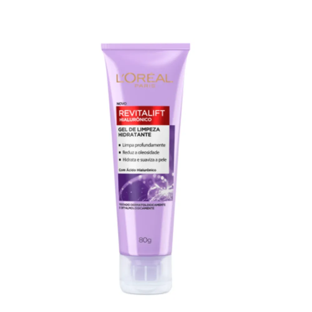 Gel de Limpeza Hidratante L'Oréal Revitalift Hialurônico com 80g