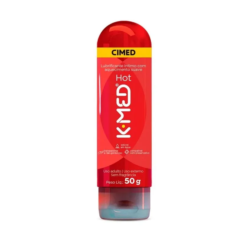 Gel Lubrificante Íntimo K-Med Hot 50g