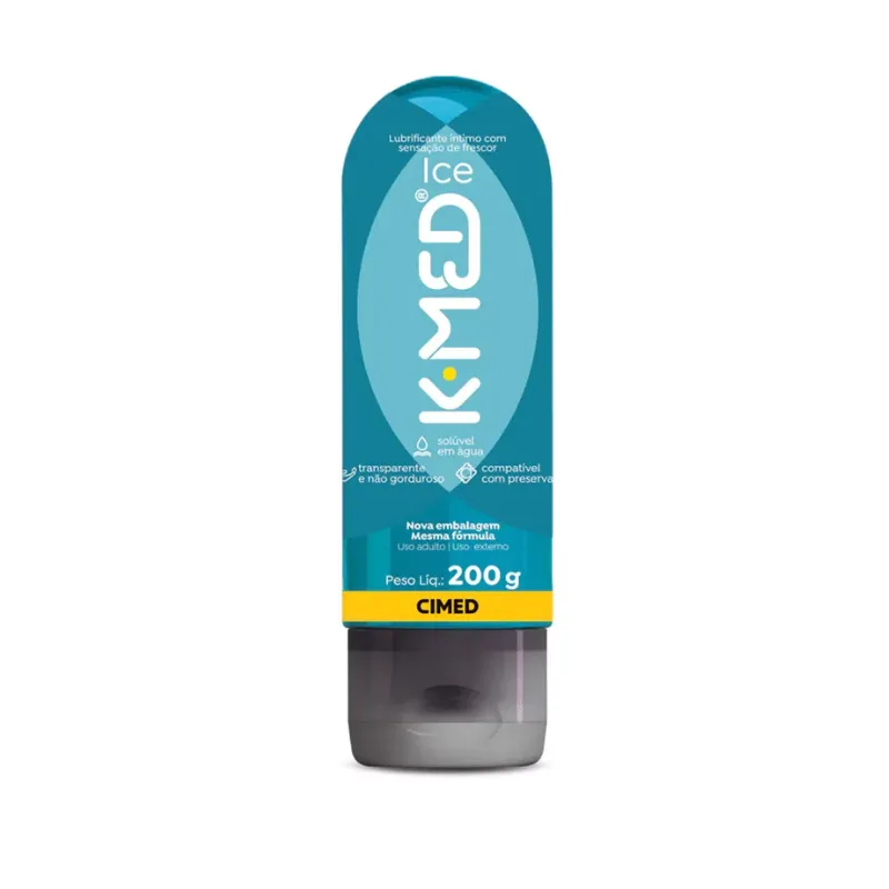 Gel Lubrificante Íntimo K-Med Ice 200g