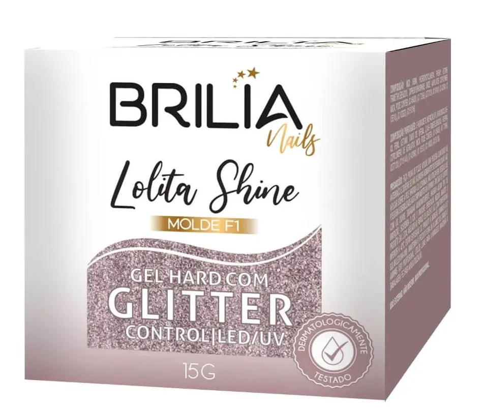 GEL GLITTER LOLITA SHINE 15G BRILIA NAILS