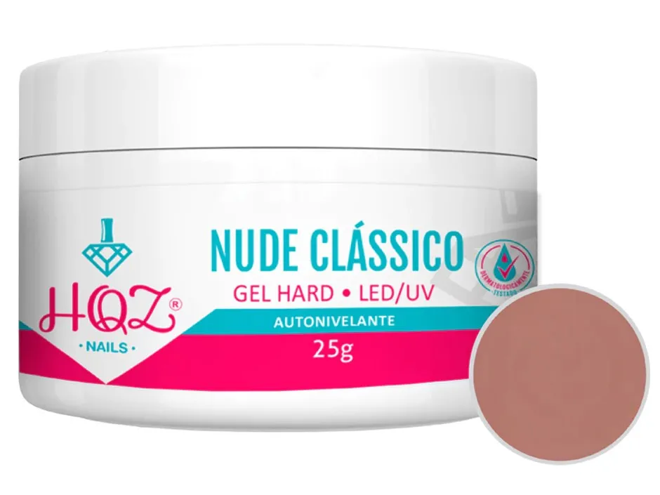 GEL HARD HQZ 25G - NUDE CLASSICO