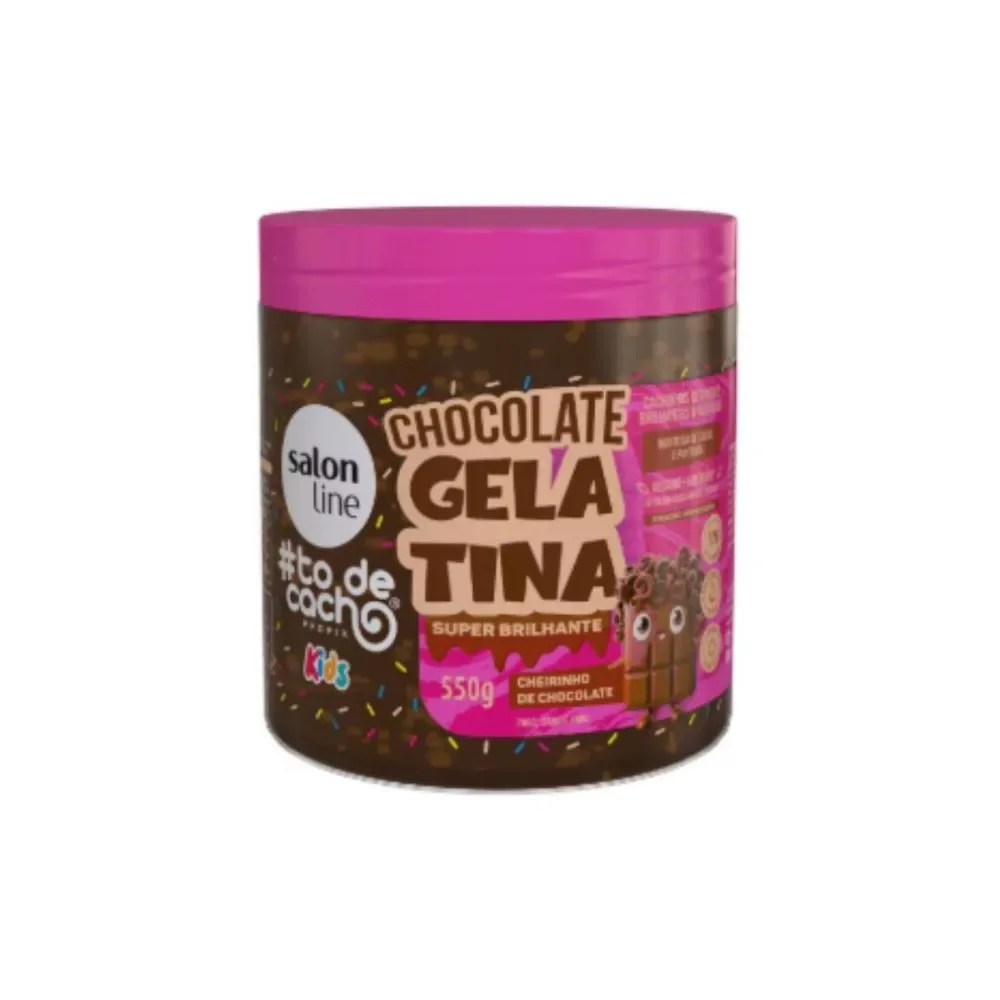Salon Line #Todecacho Kids Chocolate Gelatina 550G