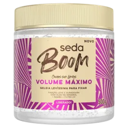 Geleia de Fixação Seda Boom Volume Máximo 500g