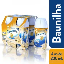 Glucerna SR Sabor Baunilha 4 Unidades de 200ml cada