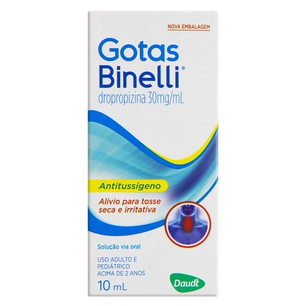 Gotas Binelli 30mg solução oral frasco gotejador com 10ml