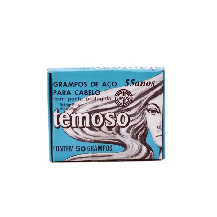 Grampo De Cabelo Temoso Loiro 50 Unidades