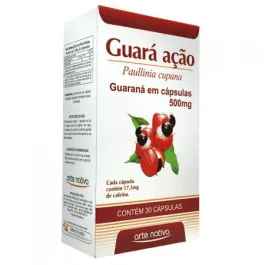 Guará Ação Guaraná em Cápsulas 30 Cápsulas - Arte Nativa