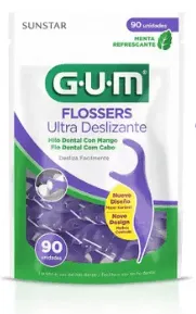 Fita Dental G.u.m Flossers Ultra Deslizante 40 Unidades