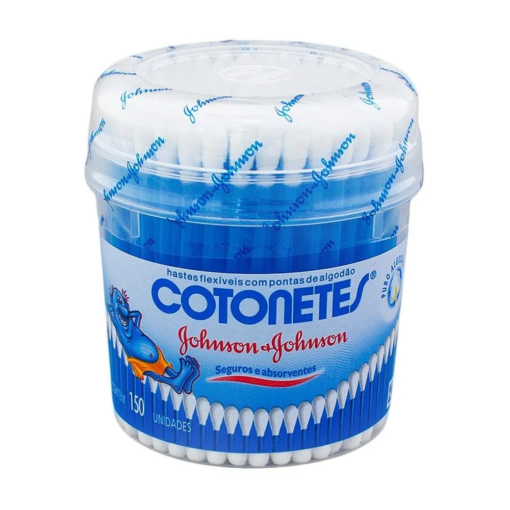 Hastes Flexíveis Cotonetes Johnson & Johnson 150Un