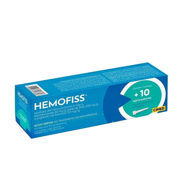 Pomada Hemofiss 30g 10 Aplicadores - Cimed