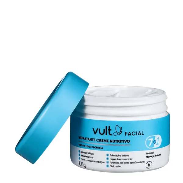 Hidratante Facial Creme Nutritivo 100gr Vult